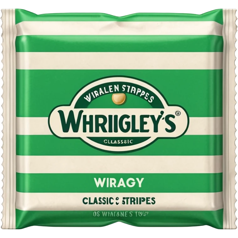 Wrigley's classic design  emoji