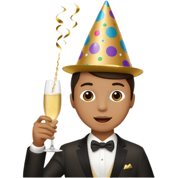 una festa di compleanno emoji