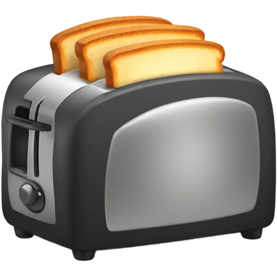 A sphere of a toaster  emoji