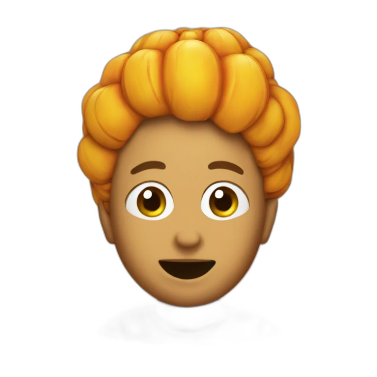Me in a butternut emoji