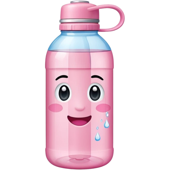 Cute water bottle emoji