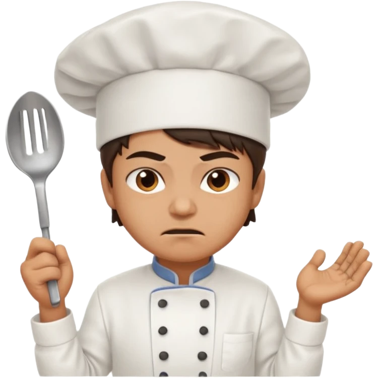Cocinero enojado emoji