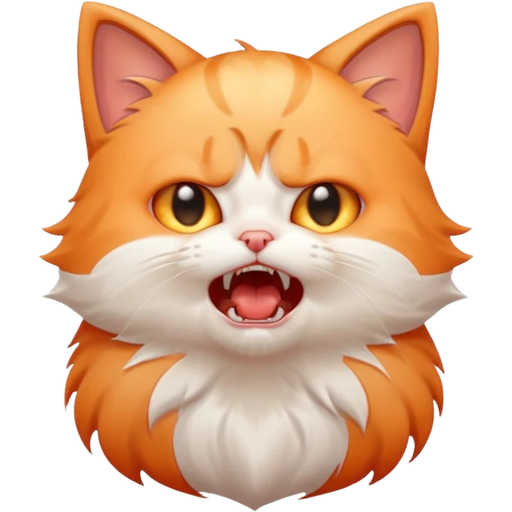 gay angry rage screaming loudly cryjng emoticon kawaii kitten emoji