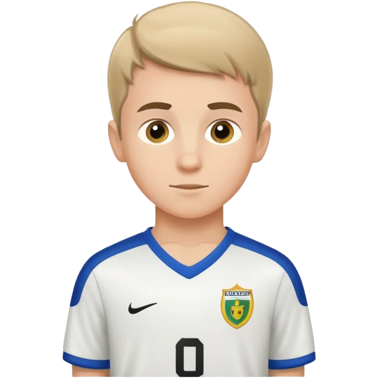 boy in soccer uniform emoji
