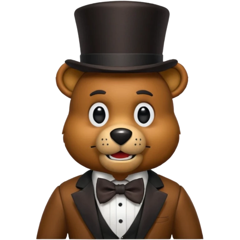 Make Freddy from fnaf emoji