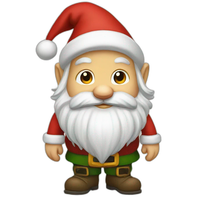 gnome Santa emoji