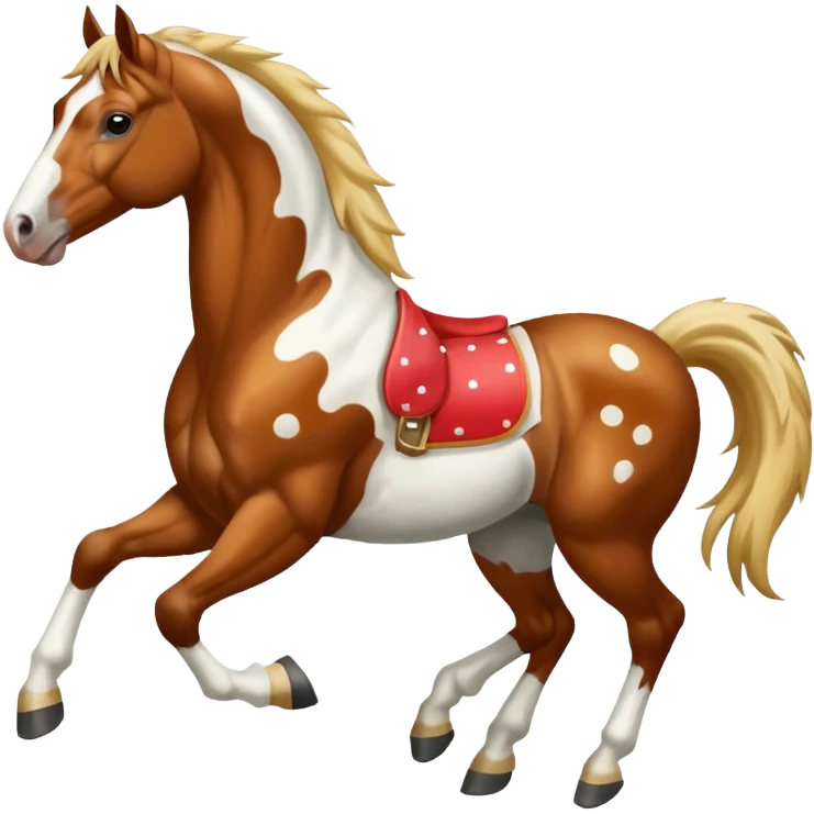 American Paint horse emoji