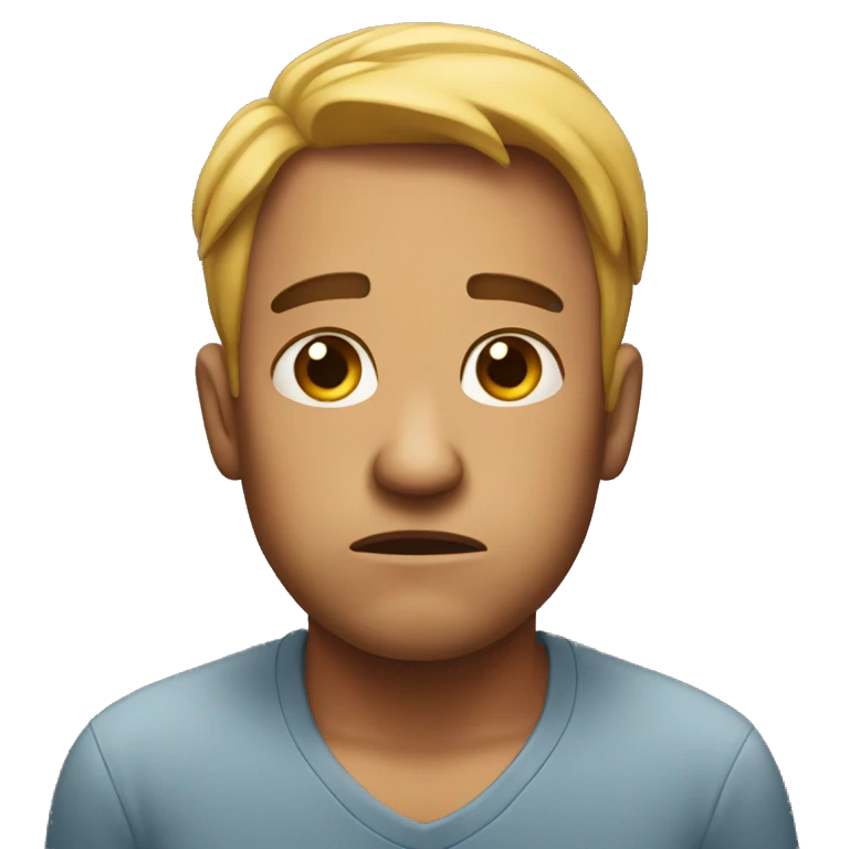 Disappointed  emoji