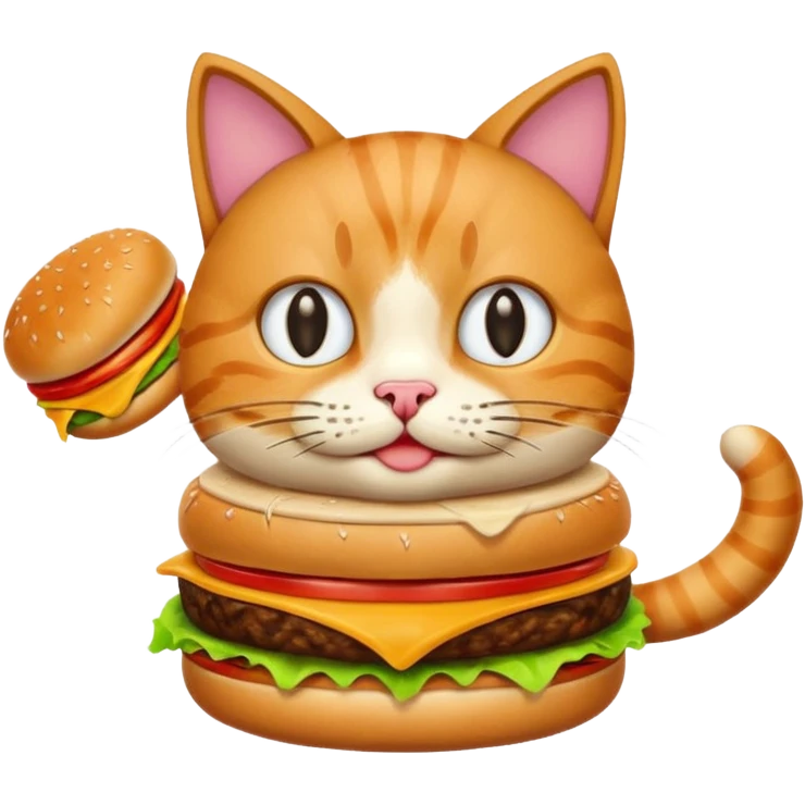 cat  🍔 emoji