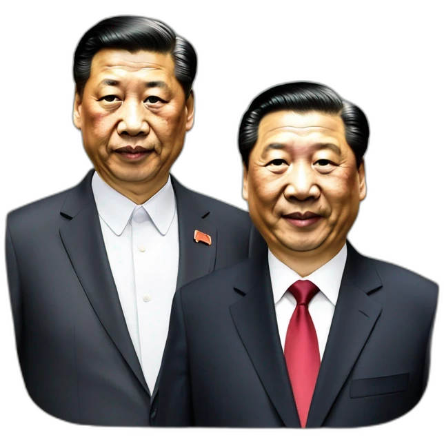 xi jinping with ouïghour emoji