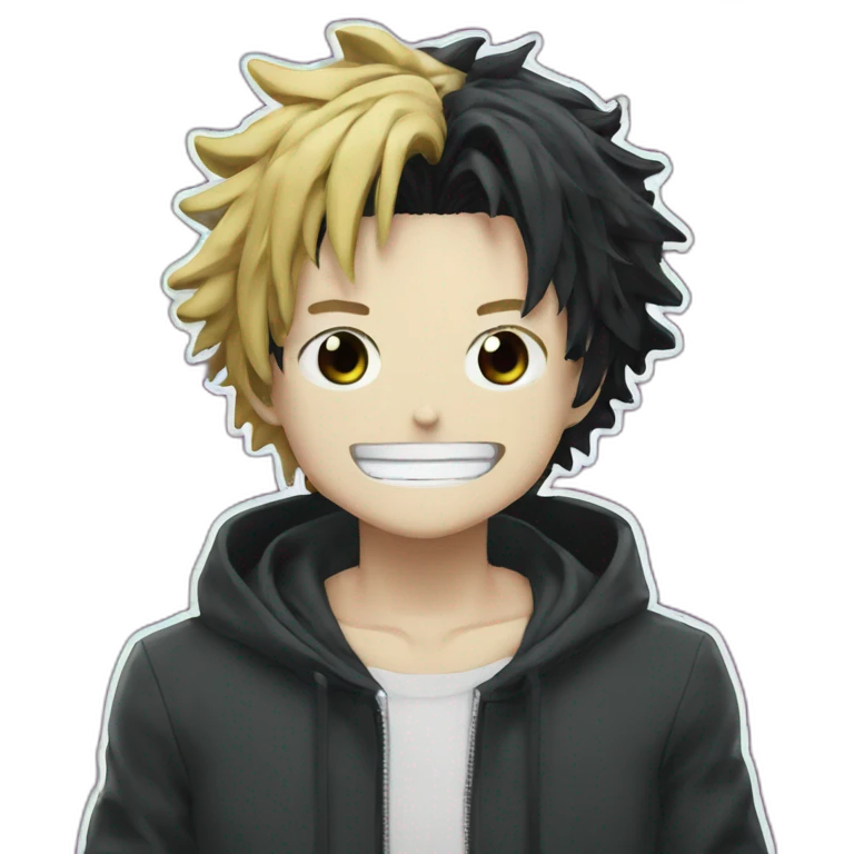 create  me a Dabi from the anime Hero Academia  emoji