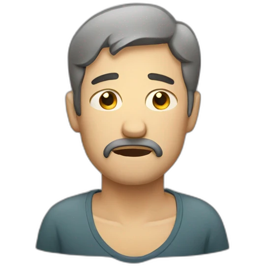 tired man emoji