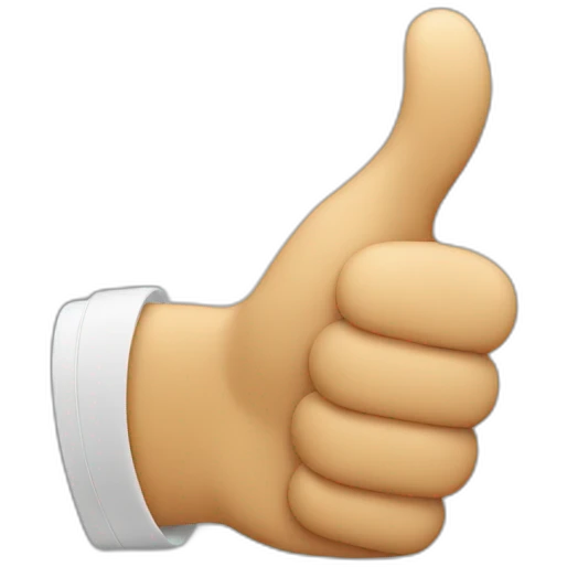 thumbsup flying emoji
