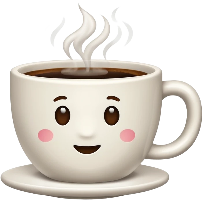 A coffee cup emoji