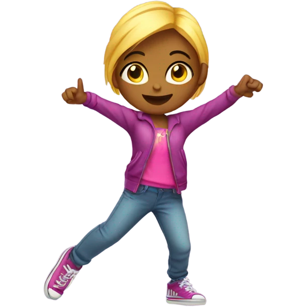 Dabbing girl  emoji
