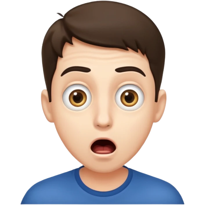 astonished man emoji