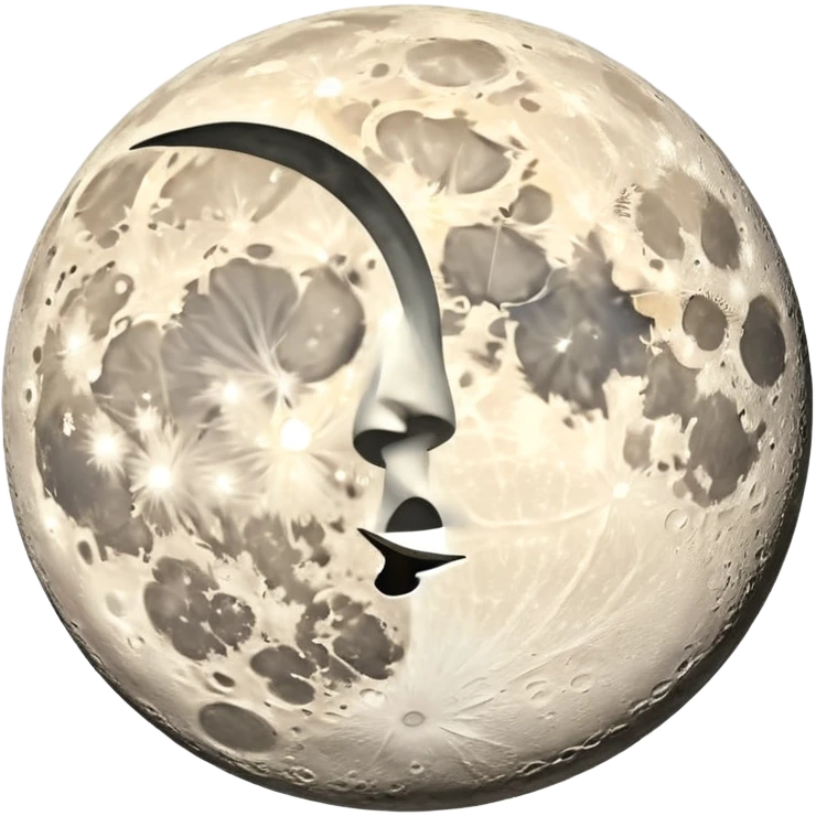 Moon Phases in a single picture  emoji