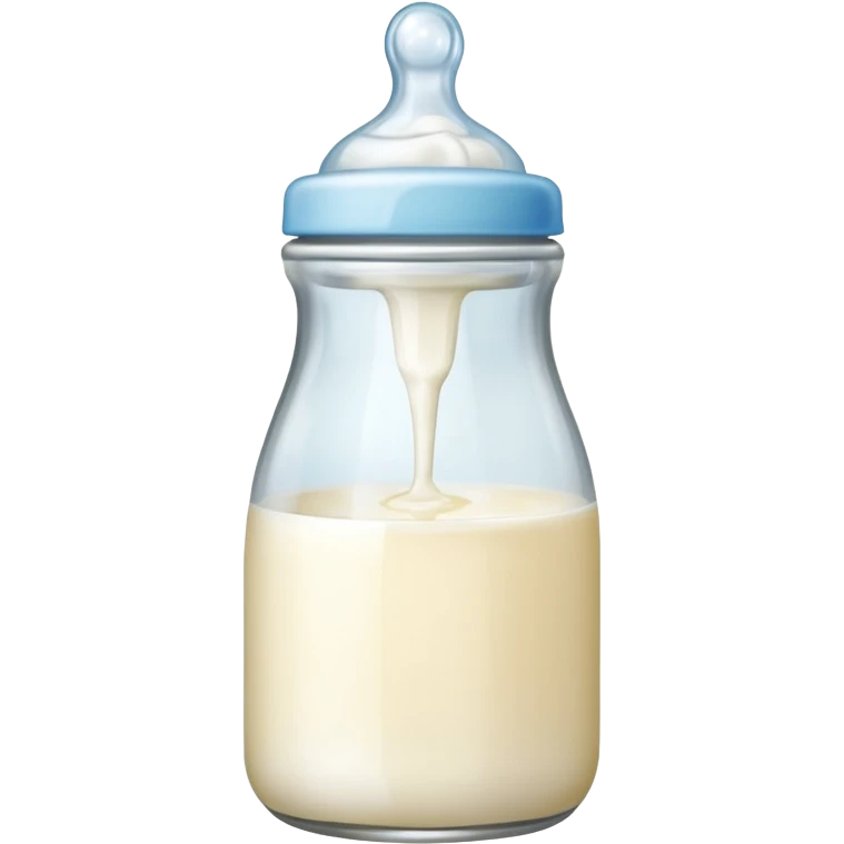 A cute baby bottle emoji