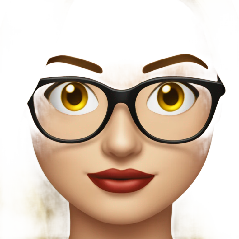:Margot Robbie: glasses  emoji