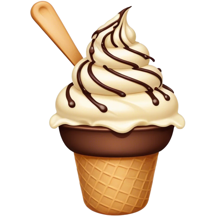 Ice cream emoji