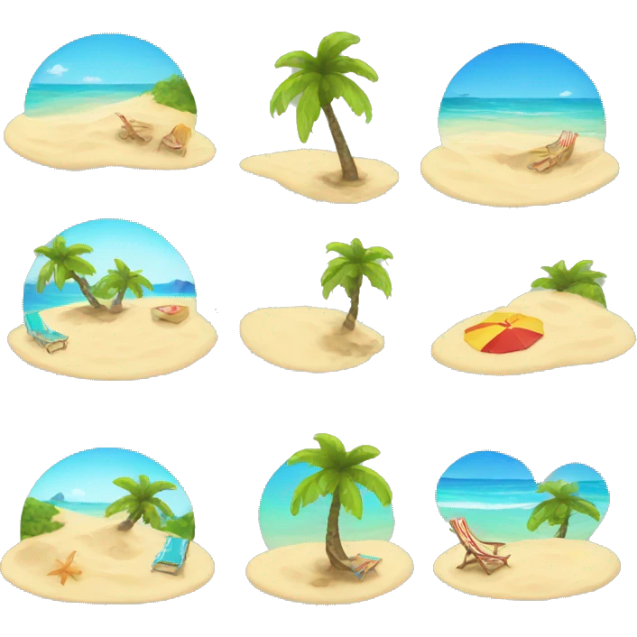 beach emoji