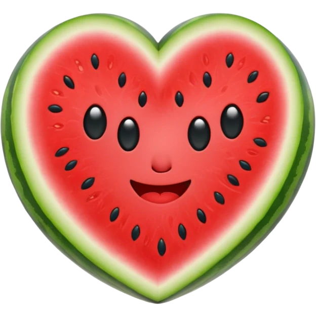 heart watermelon emoji