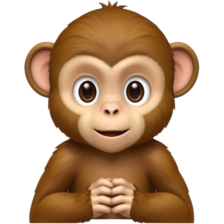 Cute boy monkey  emoji