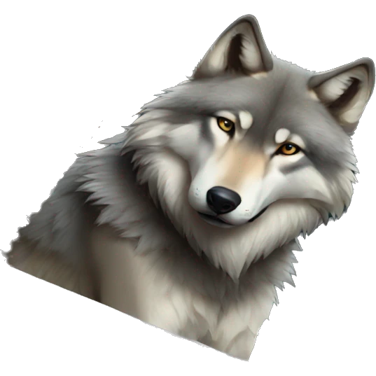 Wolf notebook emoji