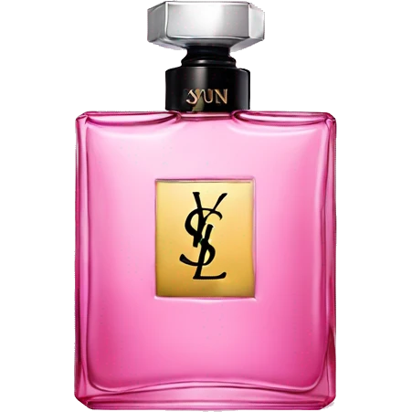 pink ysl perfume  emoji