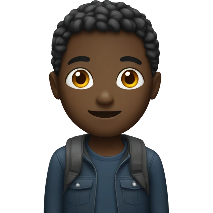 apple emoji black boy  emoji