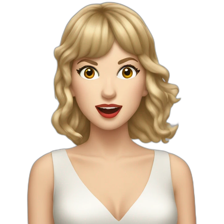 Taylor swift singing emoji
