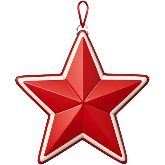 scandi style christmas ornament  emoji