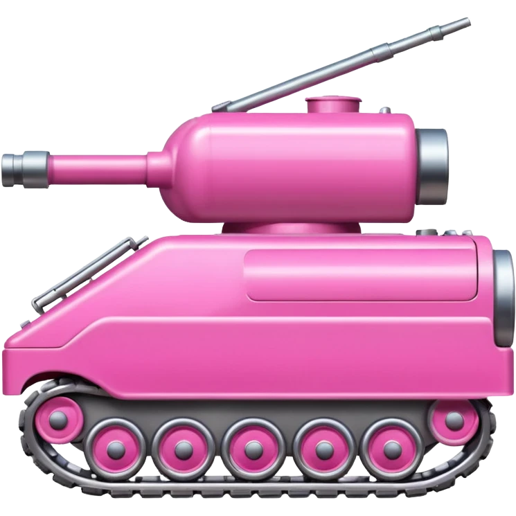 Pink tank emoji