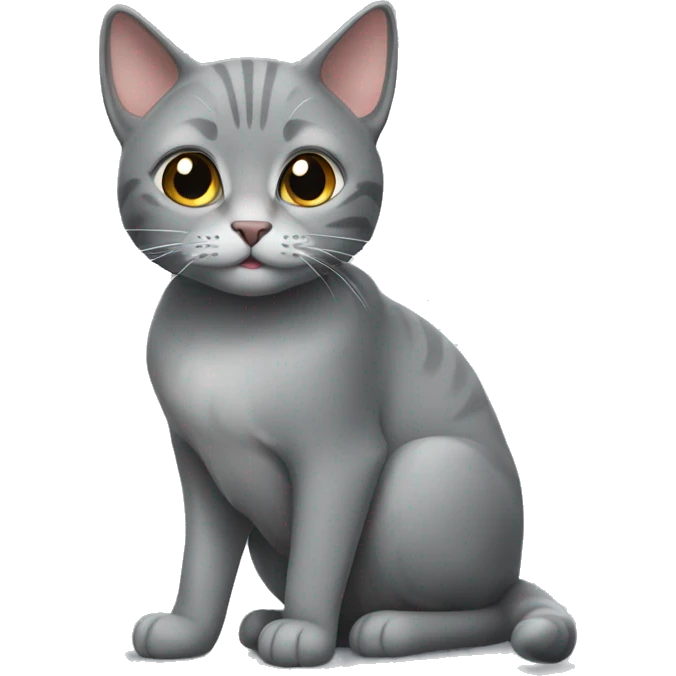 Gray cat  emoji