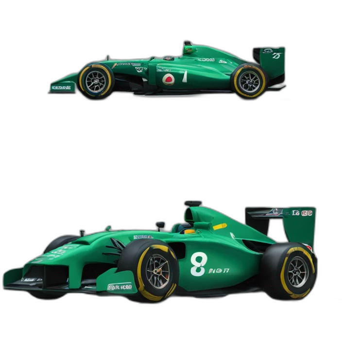 Aston Martin green formula 1 car emoji