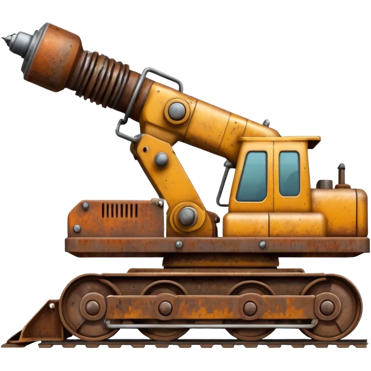 generate a drill machine on tracks emoji