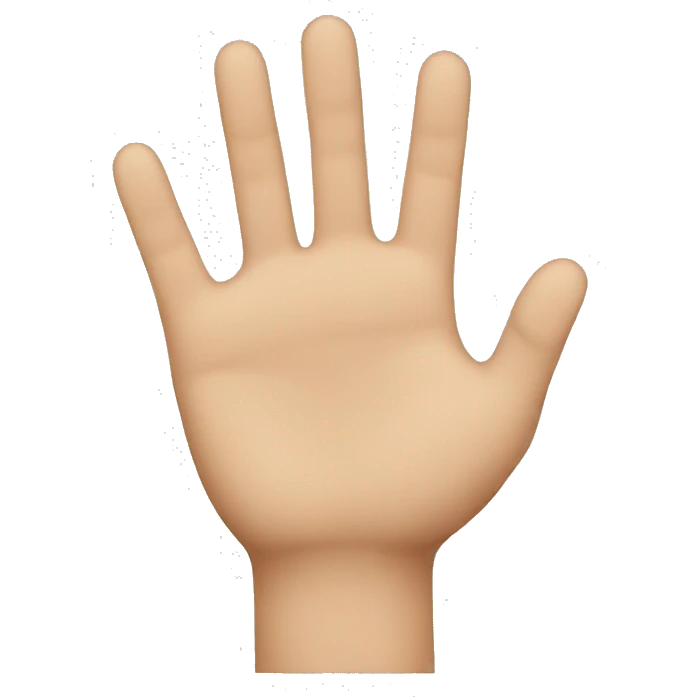 hand to hand emoji