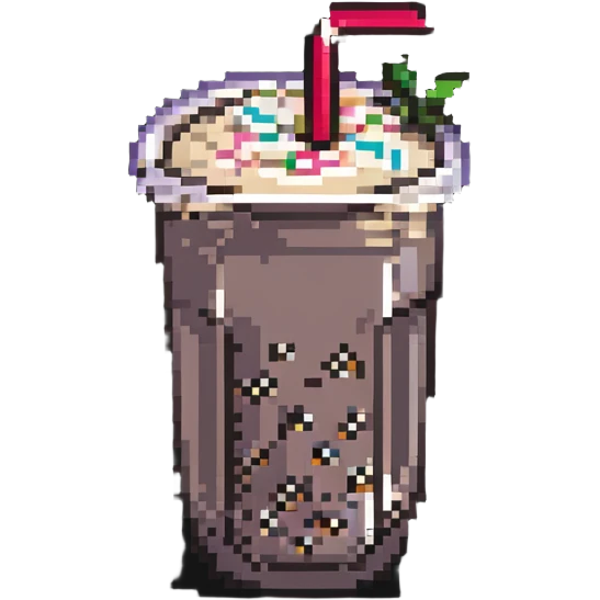 colorful boba milk tea emoji