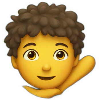 kid laying in hammock emoji