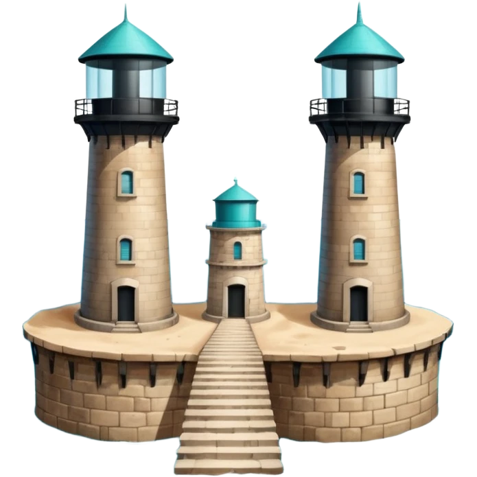 the sea is split in half. left half and right half of the water tower up, in the middle is a path on the floor of the sea emoji