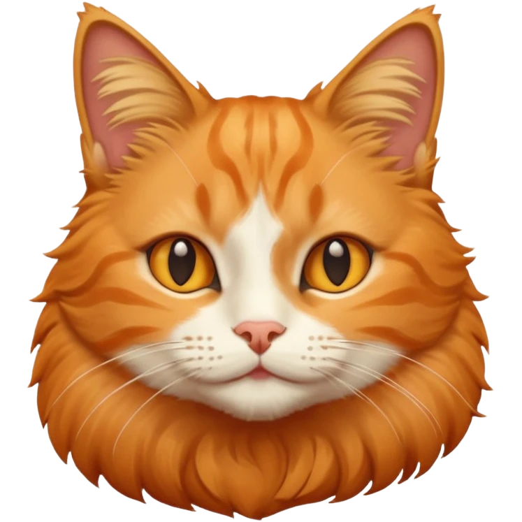 A good -natured cat emoji