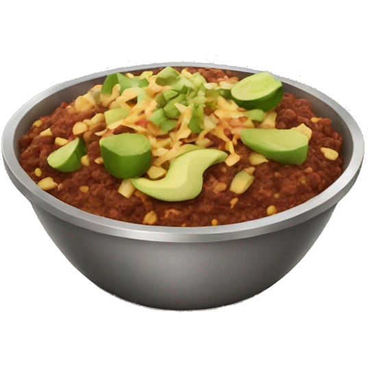 Chipotle bowl  emoji