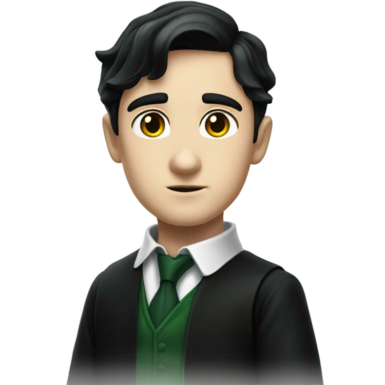 tom riddle in slytherin uniform realistic emoji