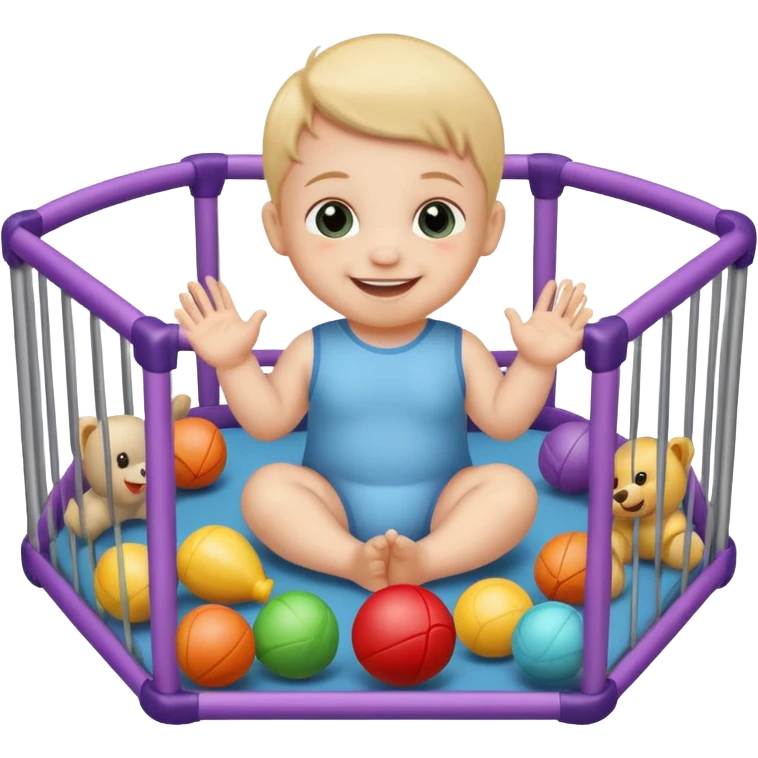 Baby play pen emoji