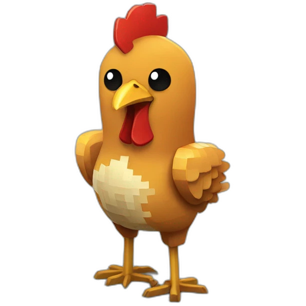 Minecraft Chicken emoji
