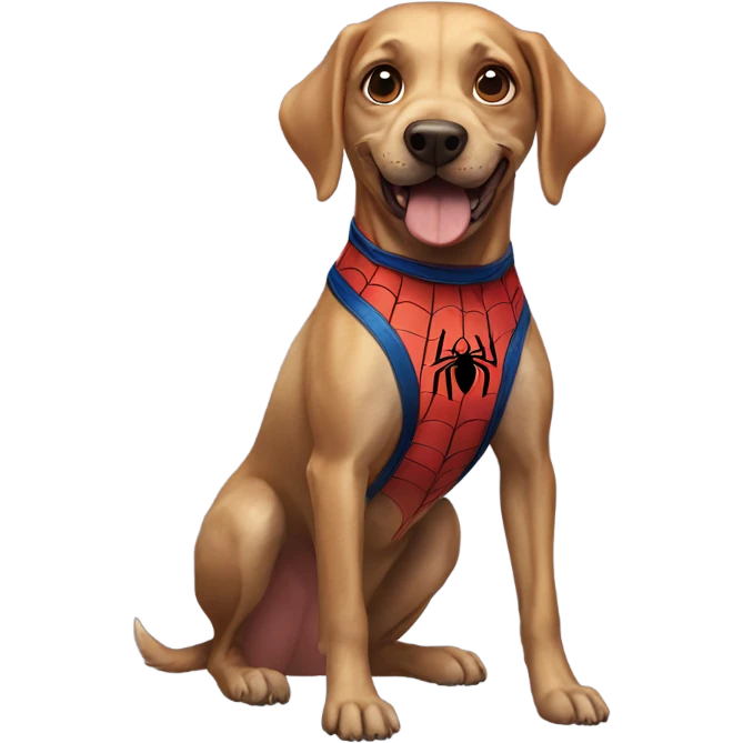 Spider man dog emoji