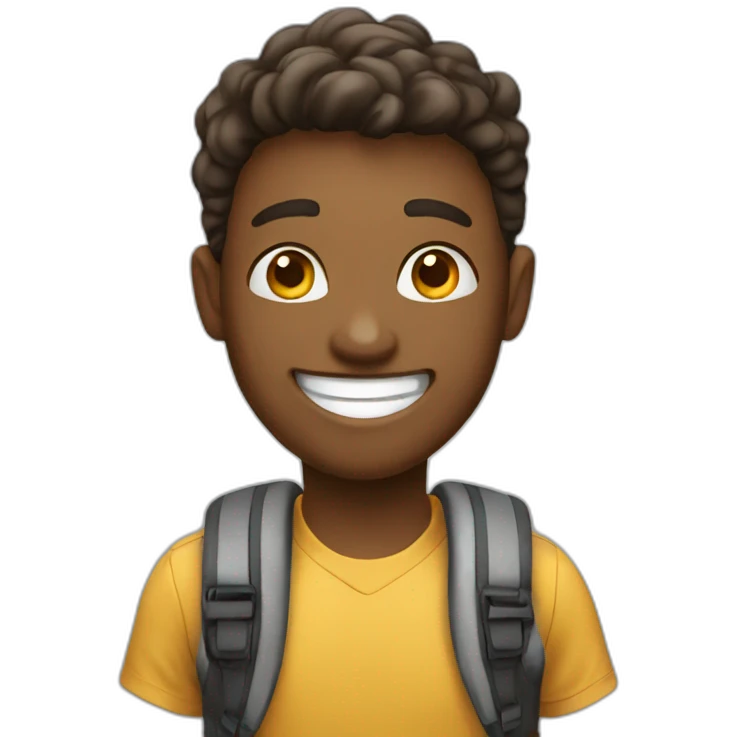 happy student emoji