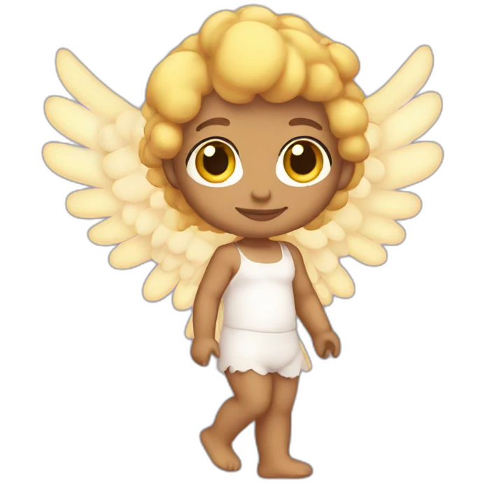 cupid light skin with wings emoji
