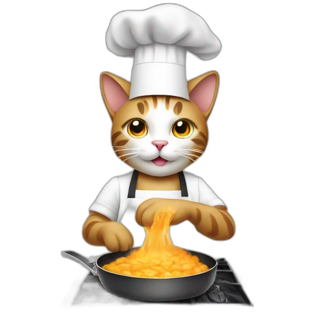 Cat cooking’s emoji
