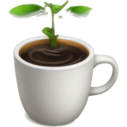 plant drink coffee  emoji